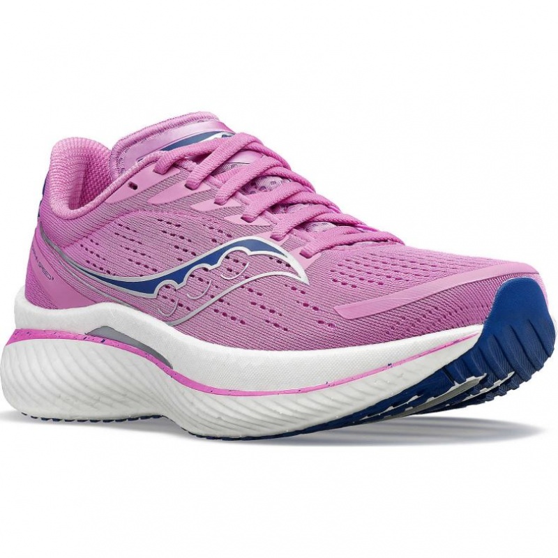 Women's Saucony Endorphin Speed 3 Running Shoes Purple | SOUTHAFRICA-ZOP