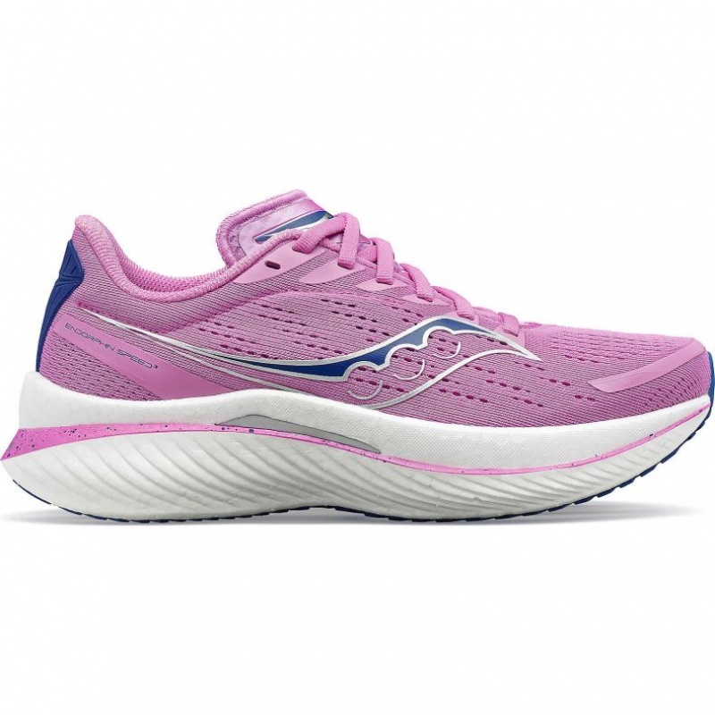 Women\'s Saucony Endorphin Speed 3 Running Shoes Purple | SOUTHAFRICA-ZOP