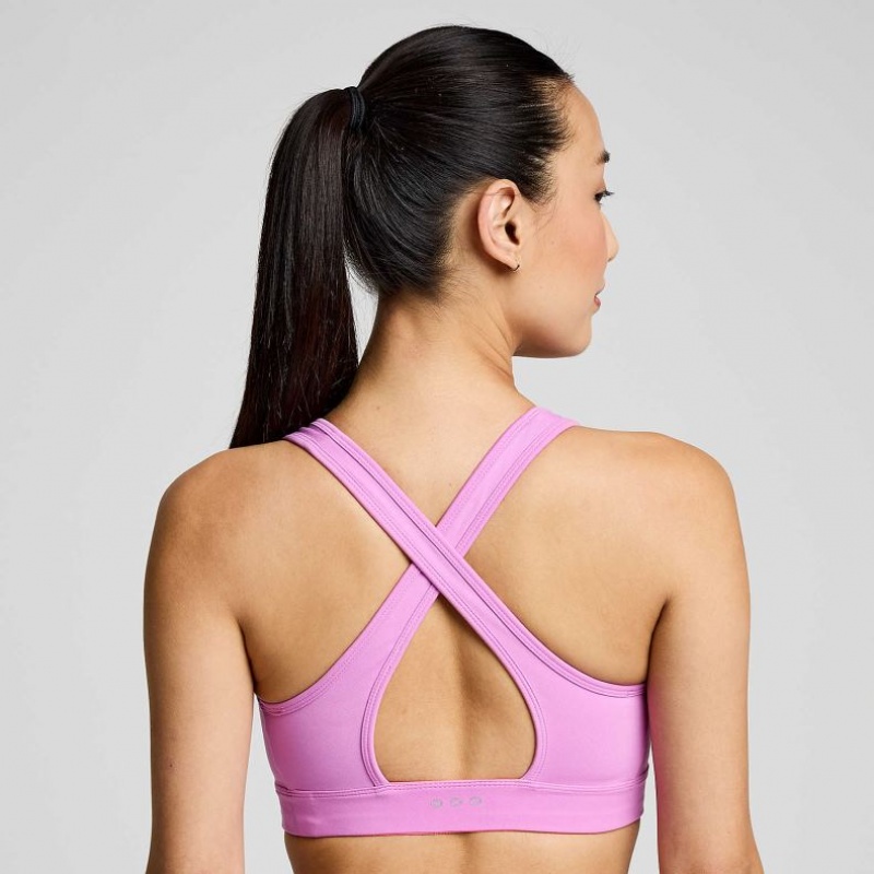 Women's Saucony Fortify Bra Purple | SOUTHAFRICA-PEV