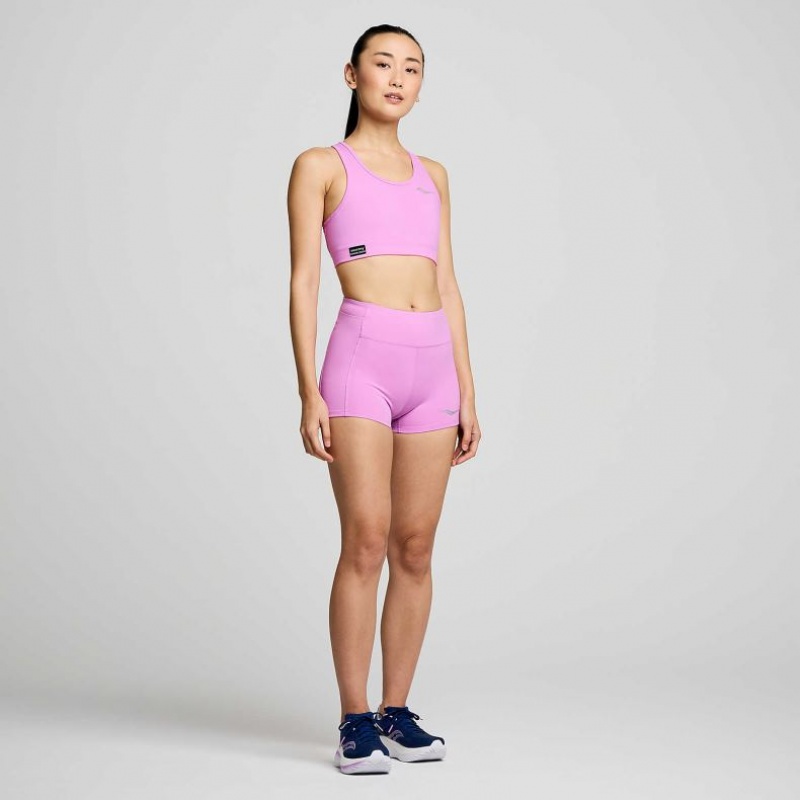 Women's Saucony Fortify Bra Purple | SOUTHAFRICA-PEV