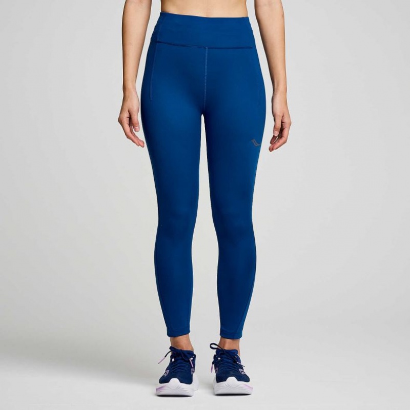 Women\'s Saucony Fortify Crop Tight Indigo | SOUTHAFRICA-EDK