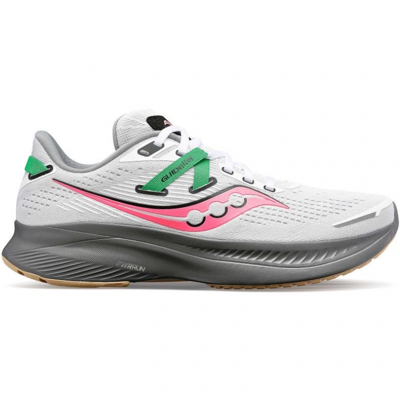 Women\'s Saucony Guide 16 Running Shoes White | SOUTHAFRICA-JGE