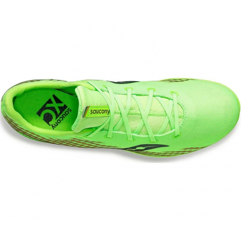 Women's Saucony Havok XC 3 Flat Running Shoes Green | SOUTHAFRICA-PVC