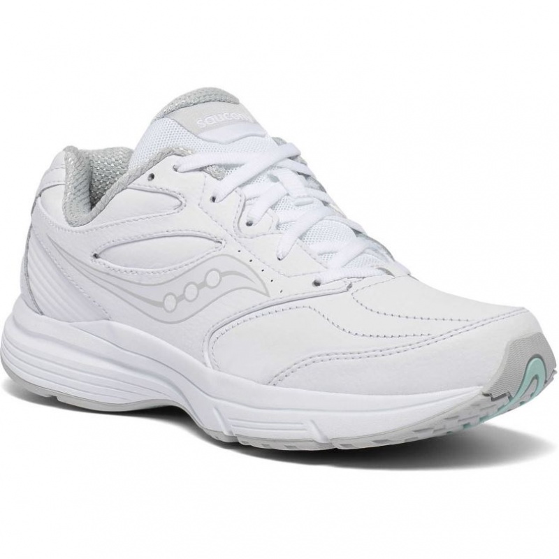 Women's Saucony Integrity Walker 3 Extra Wide Running Shoes White | SOUTHAFRICA-JZD