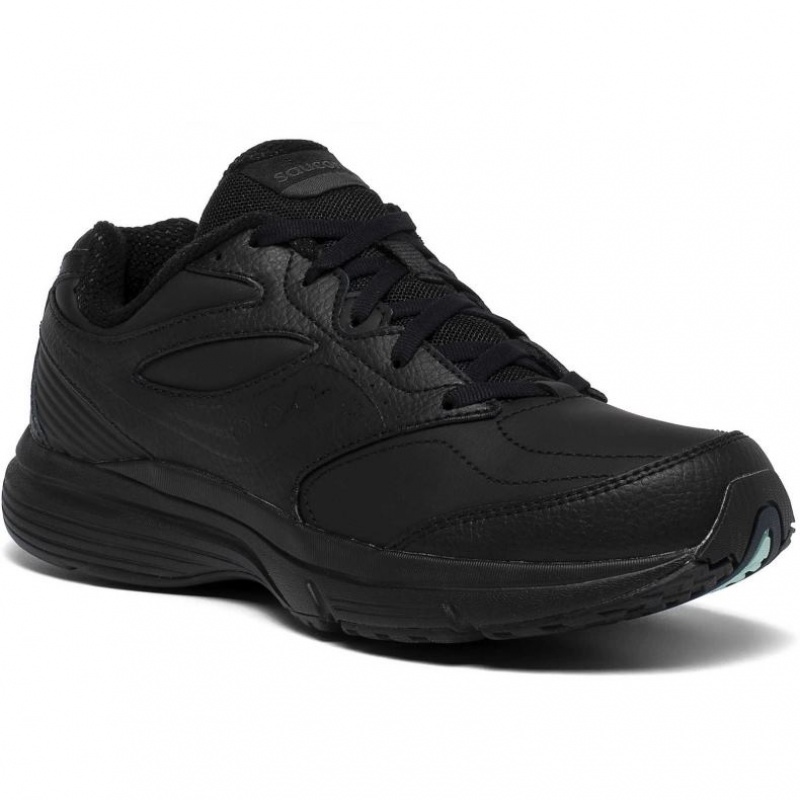 Women's Saucony Integrity Walker 3 Extra Wide Running Shoes Black | SOUTHAFRICA-TLP