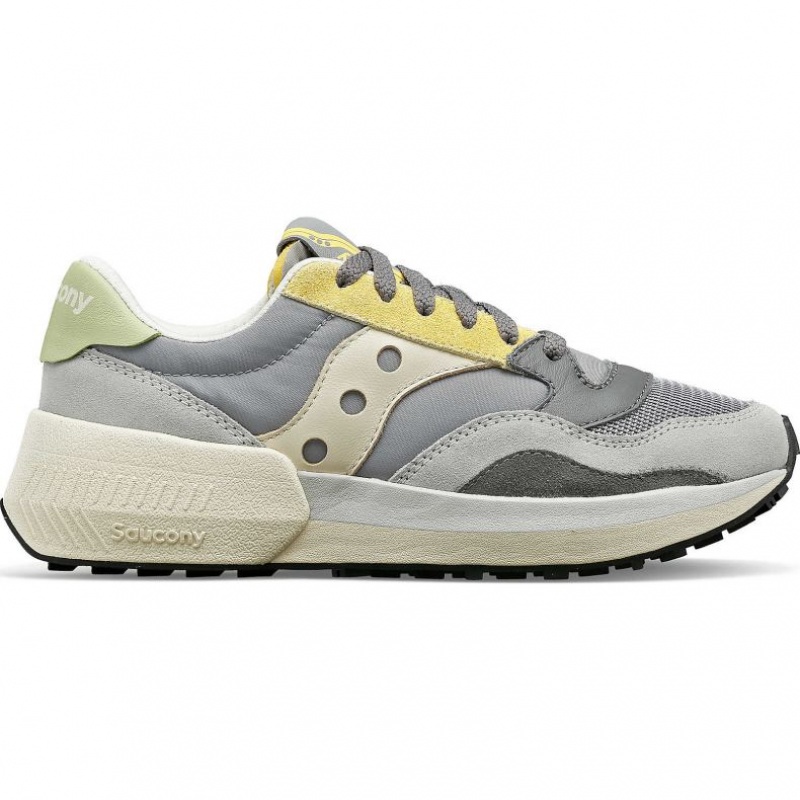 Women\'s Saucony Jazz NXT Sneakers Grey / Yellow | SOUTHAFRICA-KYS