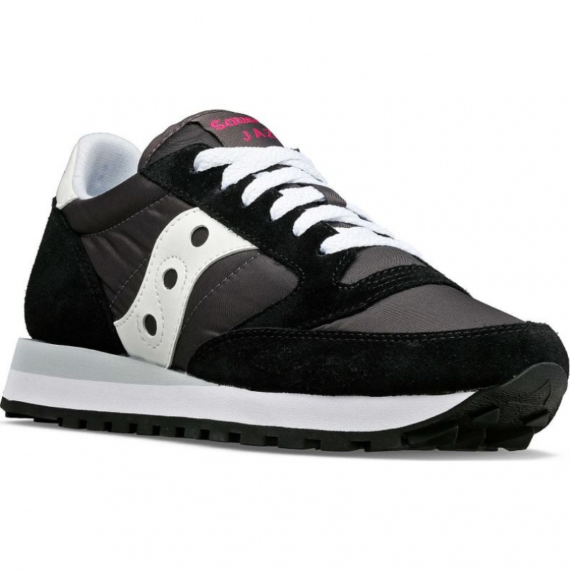 Women's Saucony Jazz Original Sneakers Black | SOUTHAFRICA-SDC