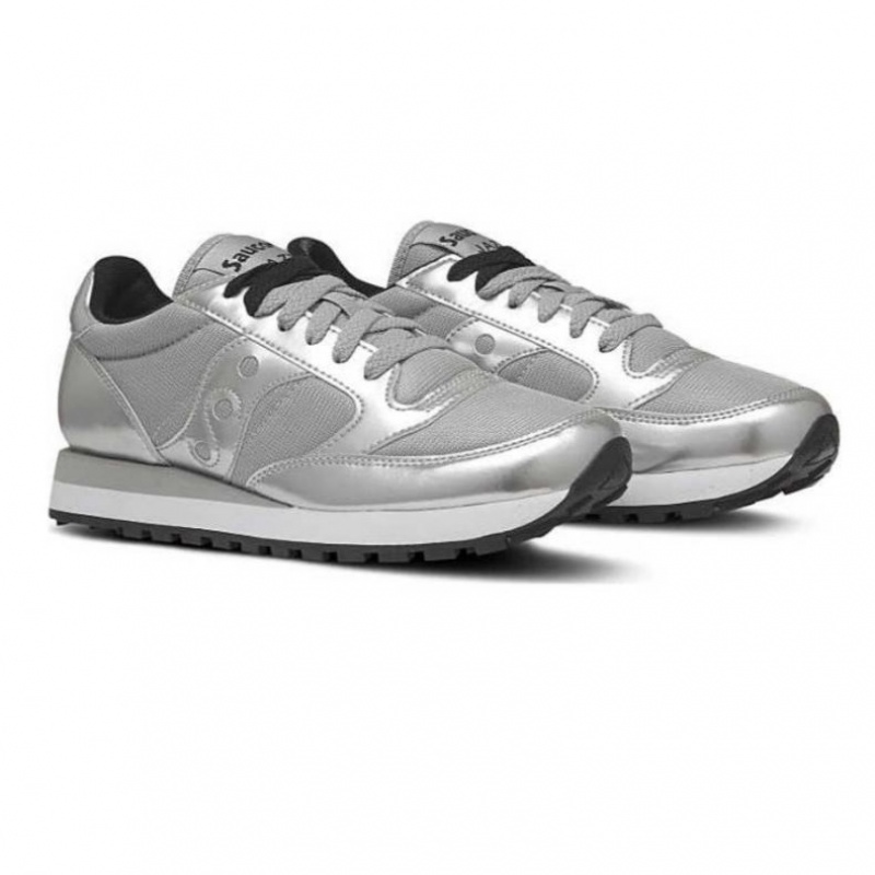 Women's Saucony Jazz Original Sneakers Silver | SOUTHAFRICA-YDJ