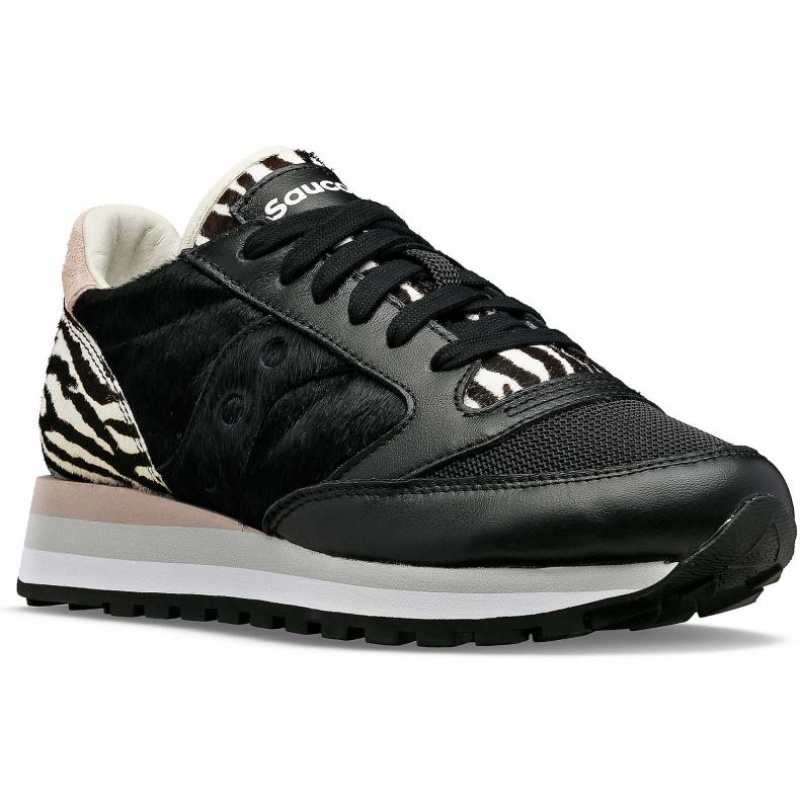 Women's Saucony Jazz Triple Sneakers Black | SOUTHAFRICA-GHB