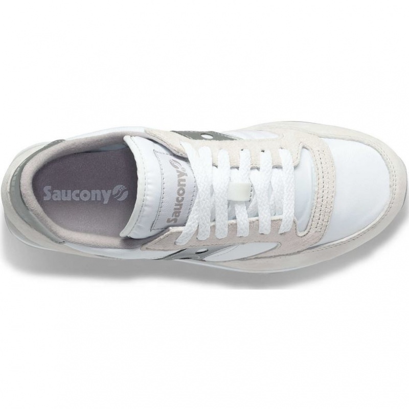 Women's Saucony Jazz Triple Sneakers White / Silver | SOUTHAFRICA-BLH