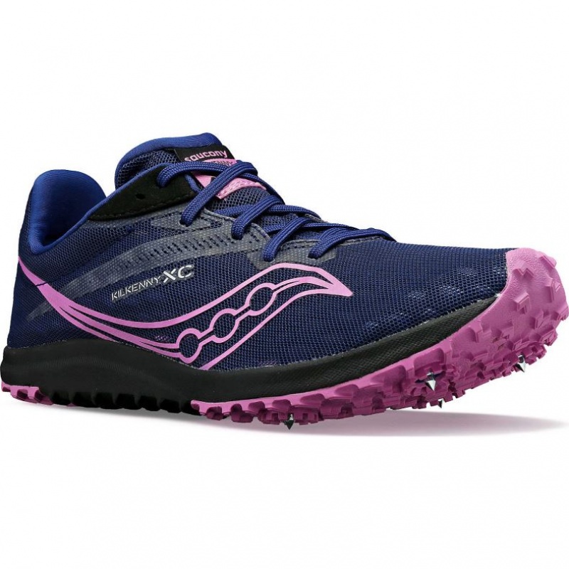 Women's Saucony Kilkenny XC9 Spikes Indigo | SOUTHAFRICA-GVI