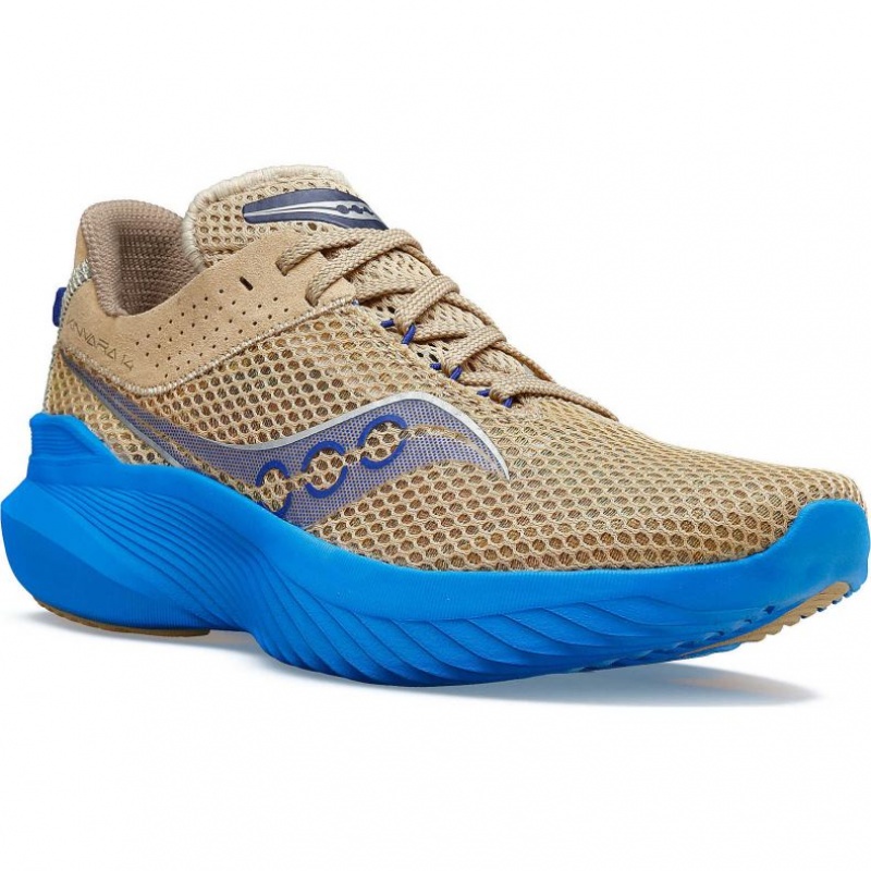 Women's Saucony Kinvara 14 Running Shoes Beige / Blue | SOUTHAFRICA-FNC