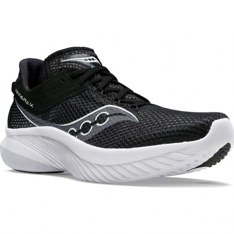 Women's Saucony Kinvara 14 Running Shoes Black / White | SOUTHAFRICA-WEF