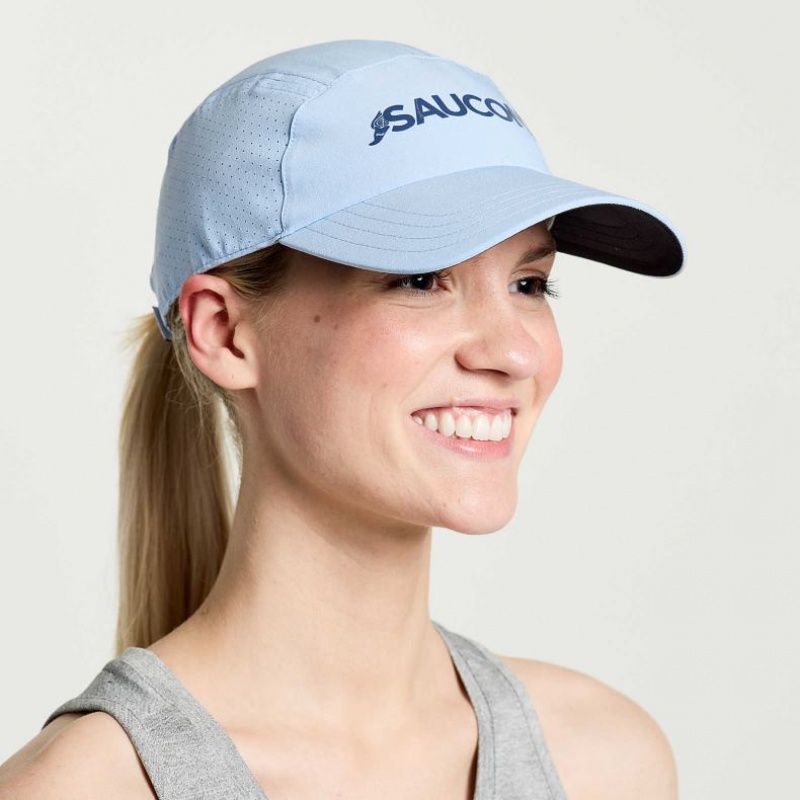 Women\'s Saucony Outpace Hat Blue | SOUTHAFRICA-LOE