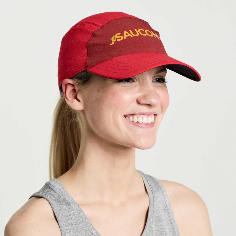 Women\'s Saucony Outpace Hat Red | SOUTHAFRICA-KTX