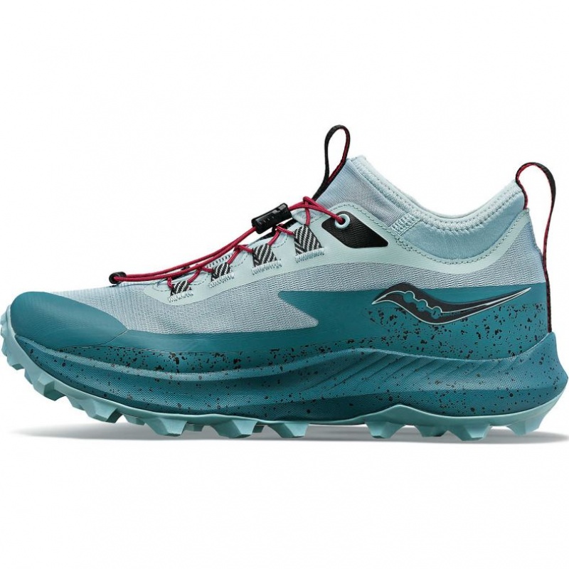 Women's Saucony Peregrine 13 ST Trail Running Shoes Turquoise | SOUTHAFRICA-UBN