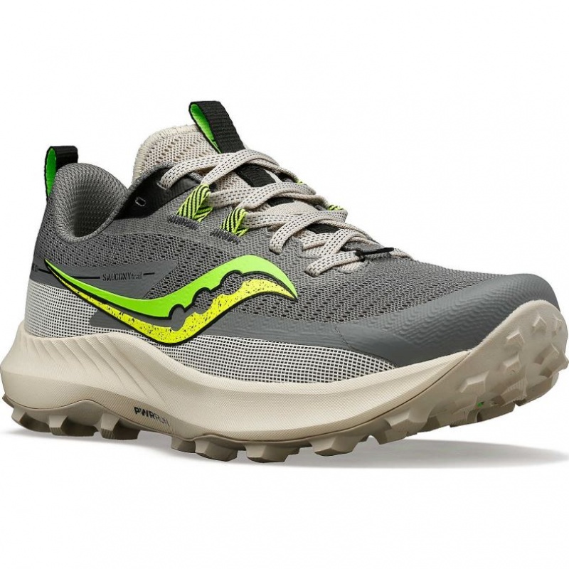 Women's Saucony Peregrine 13 Trail Running Shoes Grey | SOUTHAFRICA-AFE