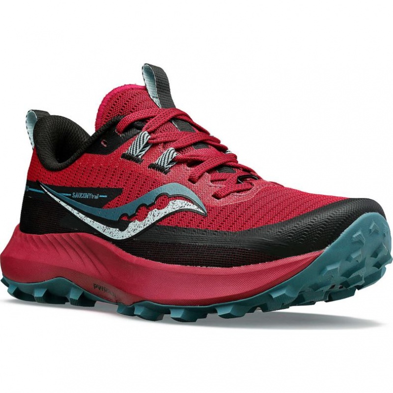 Women's Saucony Peregrine 13 Trail Running Shoes Red | SOUTHAFRICA-XEK