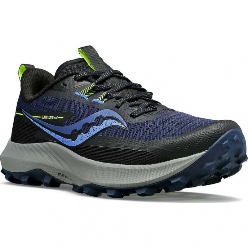 Women's Saucony Peregrine 13 Trail Running Shoes Navy | SOUTHAFRICA-WOR