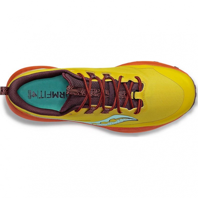 Women's Saucony Peregrine 13 Trail Running Shoes Yellow | SOUTHAFRICA-ILH