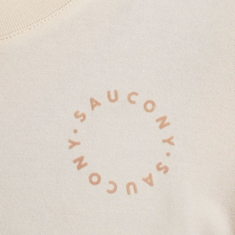 Women's Saucony Recovery Boxy T-Shirt White | SOUTHAFRICA-CQH