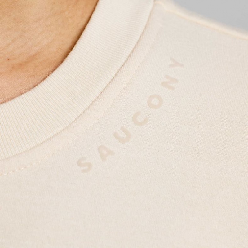 Women's Saucony Recovery Crew Sweatshirt White | SOUTHAFRICA-JKA