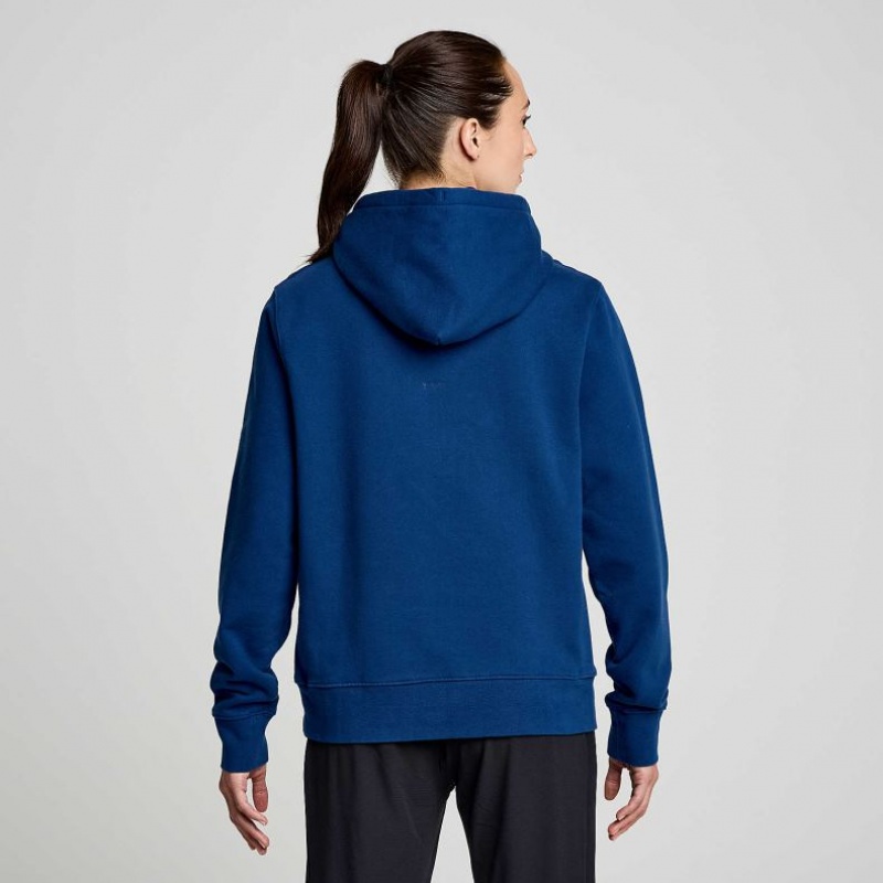 Women's Saucony Recovery Hoodie Indigo | SOUTHAFRICA-NTB