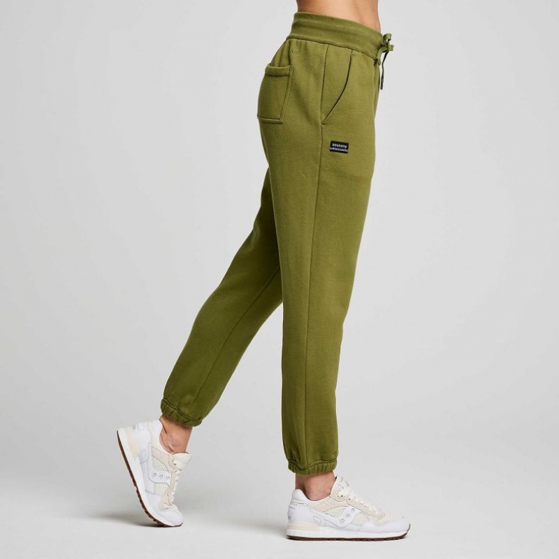 Women's Saucony Recovery Jogger Olive | SOUTHAFRICA-XQO