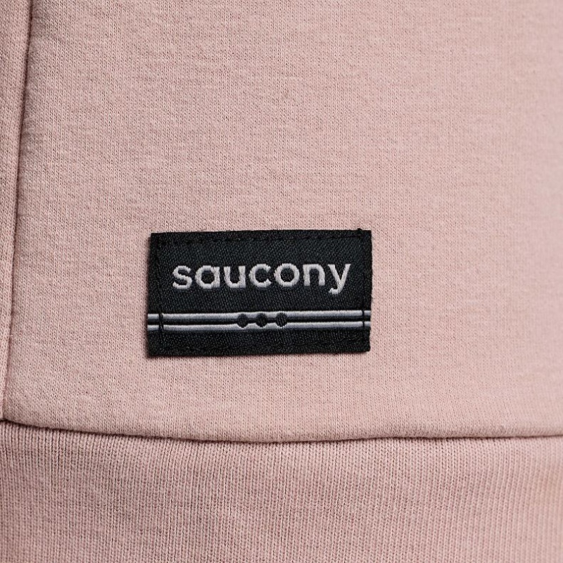 Women's Saucony Recovery Zip Tunic Hoodie Pink | SOUTHAFRICA-ZEK