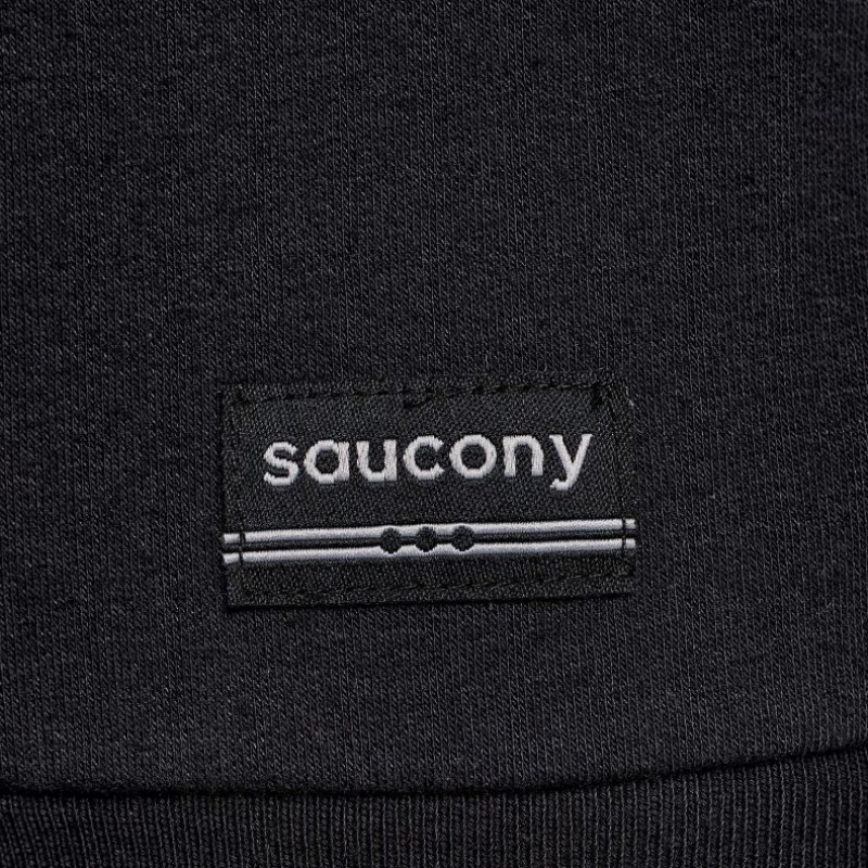 Women's Saucony Recovery Zip Tunic Hoodie Black | SOUTHAFRICA-KMS