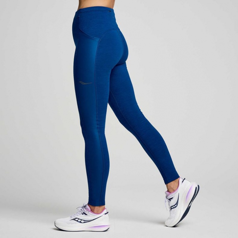 Women's Saucony Solstice Tight Indigo | SOUTHAFRICA-RIG