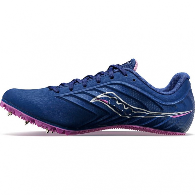 Women's Saucony Spitfire 5 Spikes Indigo | SOUTHAFRICA-BUP