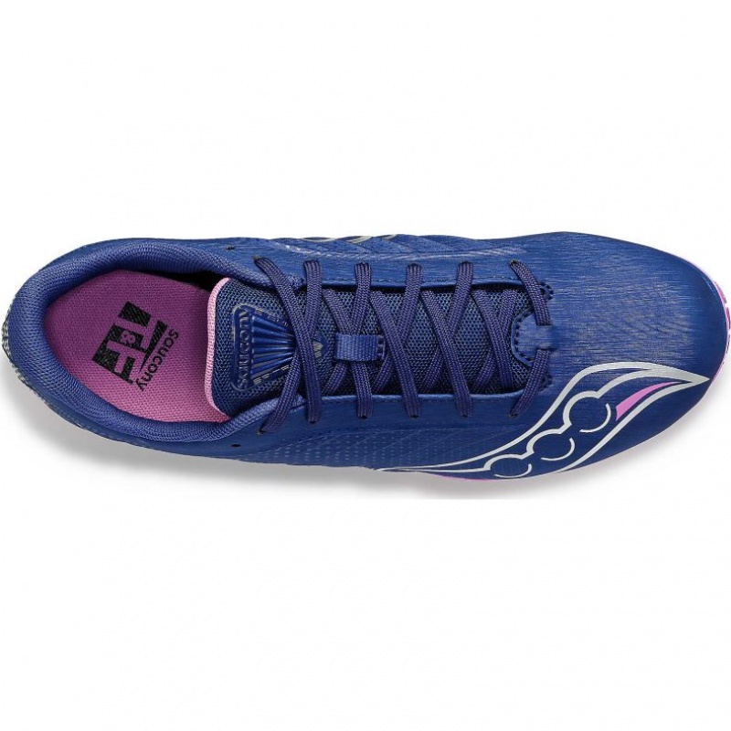 Women's Saucony Spitfire 5 Spikes Indigo | SOUTHAFRICA-BUP