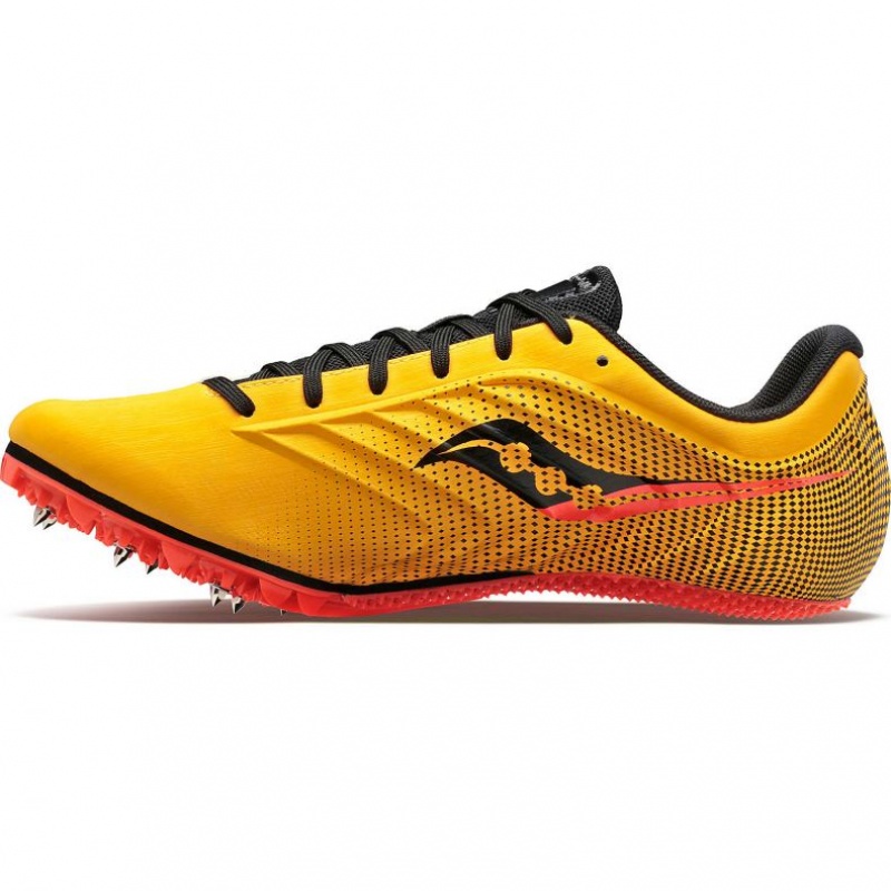 Women's Saucony Spitfire 5 Spikes Yellow | SOUTHAFRICA-OZN