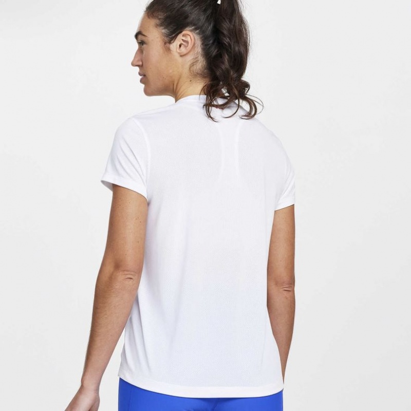 Women's Saucony Stopwatch Short Sleeve T-Shirt White | SOUTHAFRICA-RQD