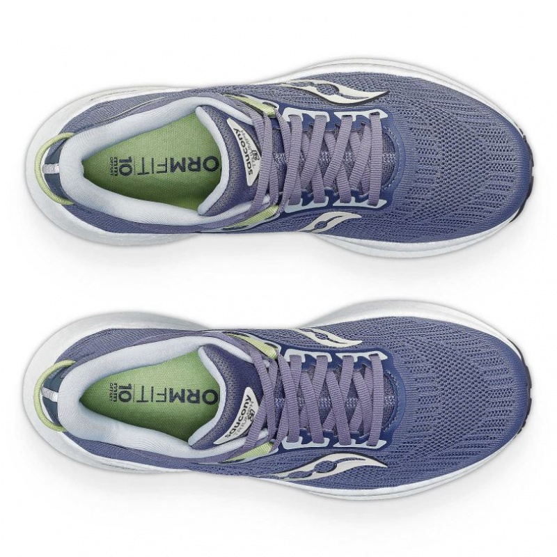 Women's Saucony Triumph 21 Running Shoes Blue | SOUTHAFRICA-ZVD