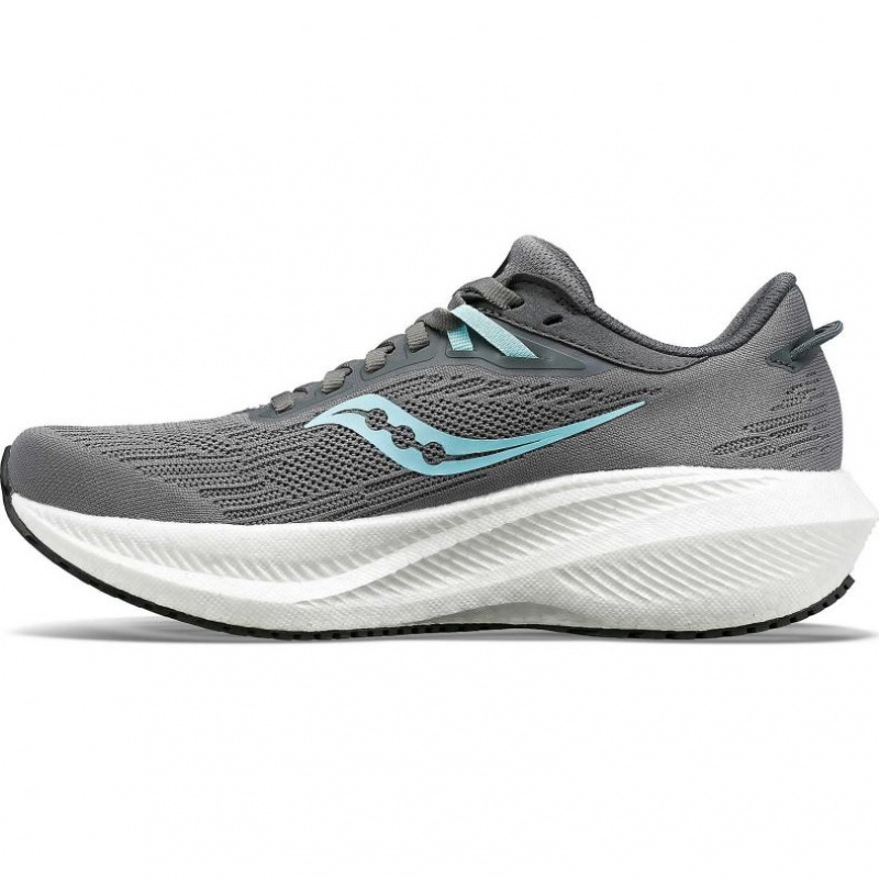 Women's Saucony Triumph 21 Running Shoes Grey | SOUTHAFRICA-AUJ