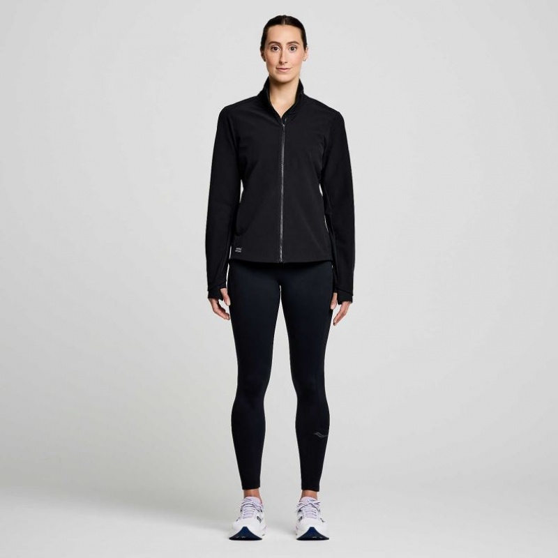 Women's Saucony Triumph Jacket Black | SOUTHAFRICA-RGX