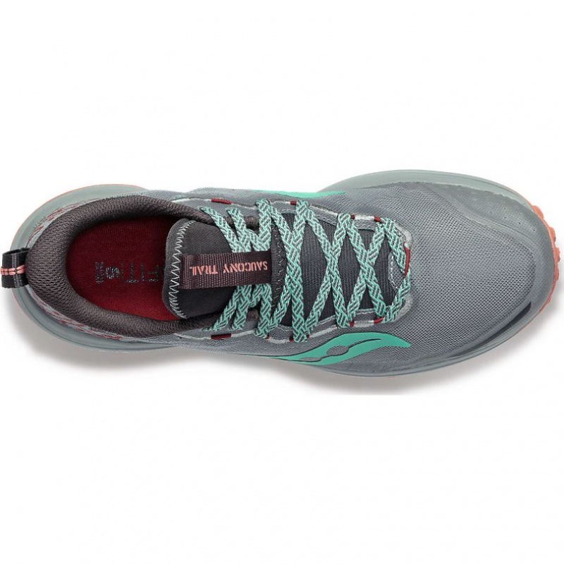 Women's Saucony Xodus Ultra 2 Trail Running Shoes Grey | SOUTHAFRICA-ZYX